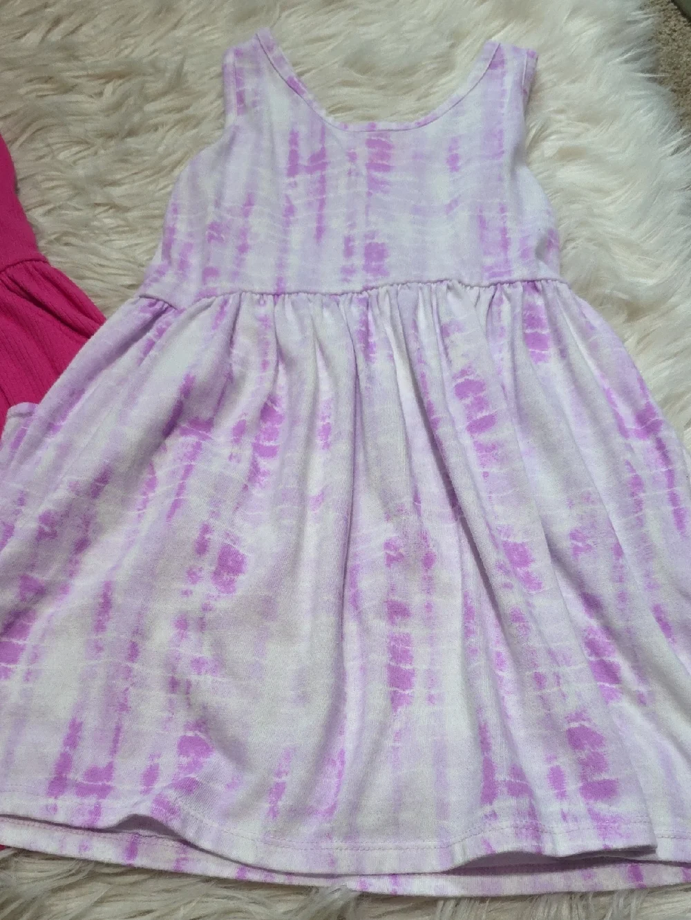 (2) Cat & Jack Tank Dresses- XS Or 4/5